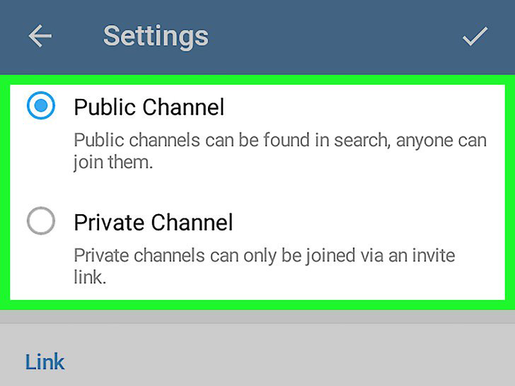 تبدیل کانال خصوصی تلگرام به کانال عمومی و برعکس